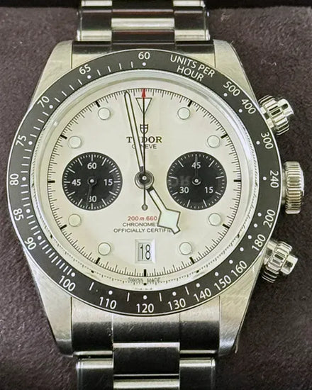 2022 Tudor Black Bay Chrono "Panda" 41MM White Dial Steel Bracelet (79360N)