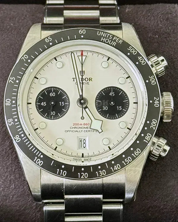 2022 Tudor Black Bay Chrono "Panda" 41MM White Dial Steel Bracelet (79360N)