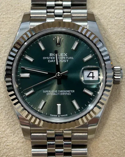 2023 Rolex Datejust 31MM Green Dial Jubilee Bracelet (278274)