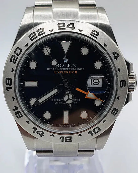 Rolex Explorer II 42MM Black Dial Oyster Bracelet (216570)