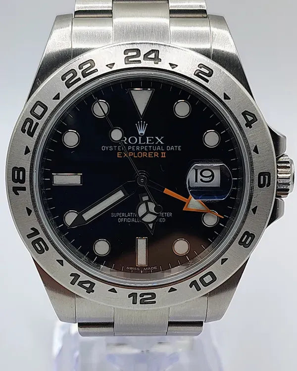 Rolex Explorer II 42MM Black Dial Oyster Bracelet (216570)