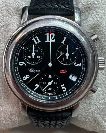Chopard Mille Miglia 33MM Quartz Black Dial Rubber Strap (8900)