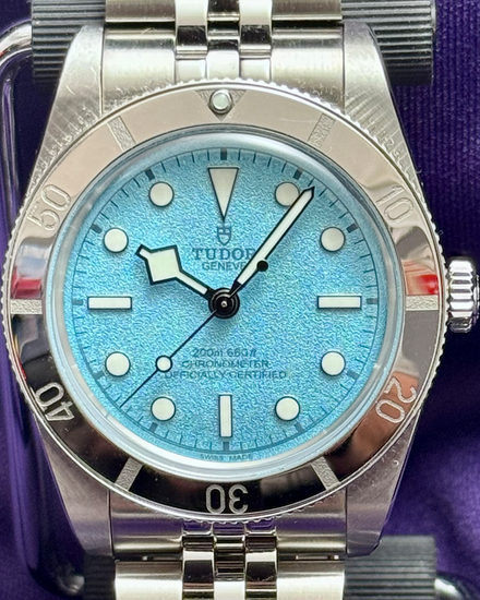 2025 Tudor Black Bay 54 "Lagoon Blue" 37MM Blue Dial Steel Bracelet (79000)