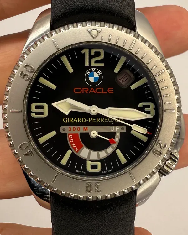 2013 Girard Perregaux Sea Hawk II BMW Oracle 40MM Black Dial Rubber Strap (49920)