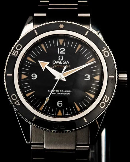 2015 Omega Seamaster 300 41MM Black Dial Steel Bracelet (233.30.41.21.01.001)