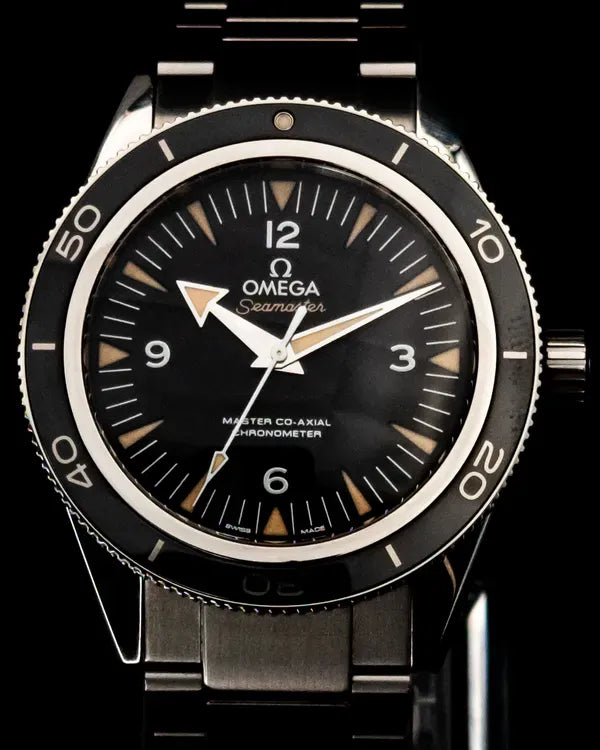 2015 Omega Seamaster 300 41MM Black Dial Steel Bracelet (233.30.41.21.01.001)