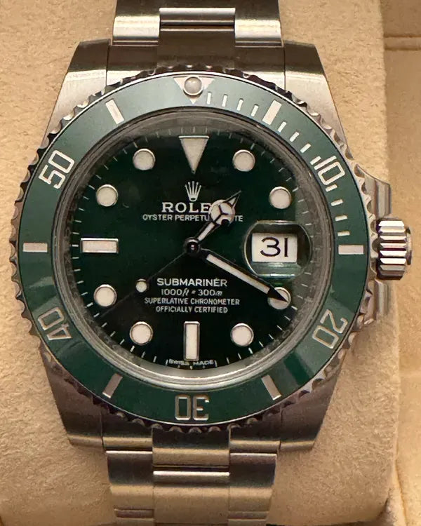 Rolex Submariner Date “Hulk” 40MM Green Dial Oyster Bracelet (116610LV)