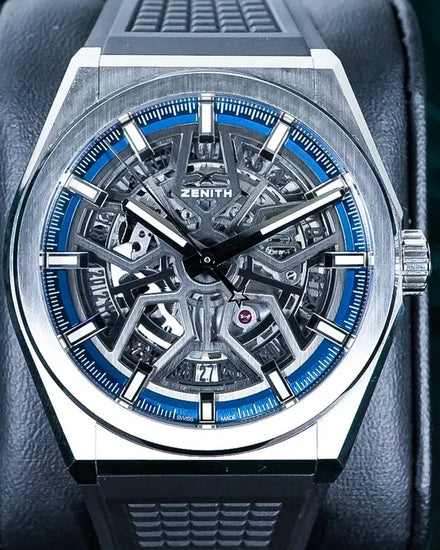 Zenith Defy 41MM Skeleton Dial Rubber Strap (95.9000.670/78.R782)