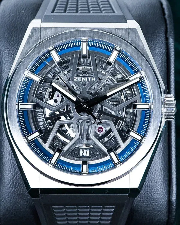 Zenith Defy 41MM Skeleton Dial Rubber Strap (95.9000.670/78.R782)