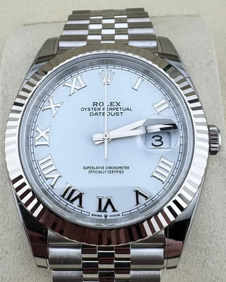 2025 Rolex Datejust 41MM White Dial Jubilee Bracelet (126334)