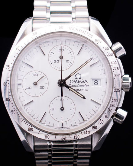 1997 Omega Speedmaster Date 39MM White Dial Steel Bracelet (3511.20.00)
