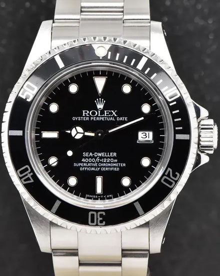 1997 (U Serial) Rolex Sea-Dweller 4000 40MM Black Dial Oyster Bracelet (16600)