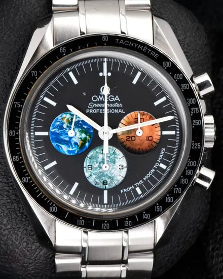 2006 Omega Speedmaster Professional Moonwatch "From Moon to Mars" 42MM Black Dial Steel Bracelet (3577.50.00)