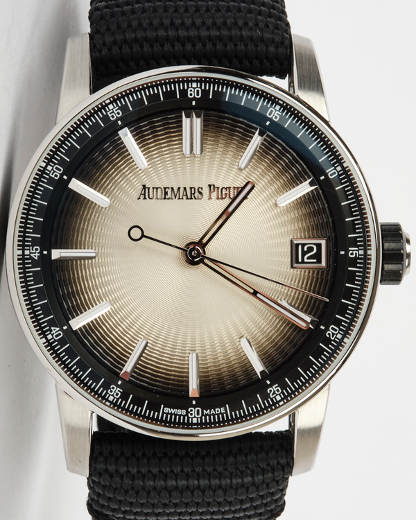 2024 Audemars Piguet Code 11.59 41MM Beige Dial Textile Strap (15210QT.OO.A064KB.01)