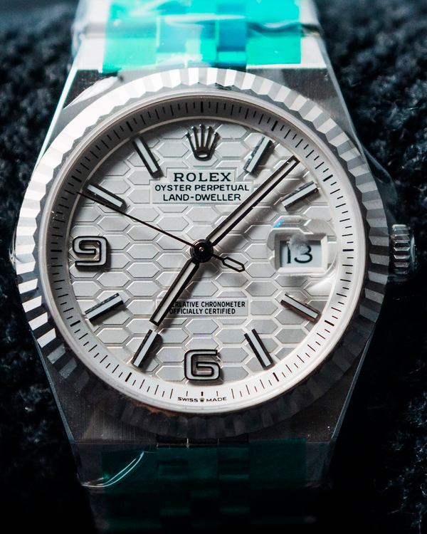 2025 Rolex Land-Dweller 40MM White Dial Flat Jubilee Bracelet (127334)