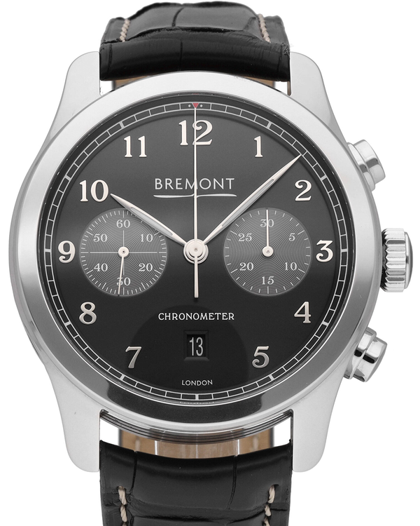 Bremont ALT1-C 43MM Black Dial Leather Strap (ALT1-C-P-BK-R-S)