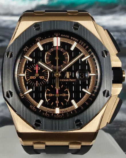 2018 Audemars Piguet Royal Oak Offshore 44MM Black Dial Rubber Strap (26401RO.OO.A002CA.02)
