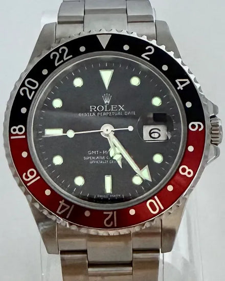 2007 Rolex GMT-Master II "Coke" 40MM Black Dial Oyster Bracelet (16710)