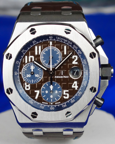 2019 Audemars Piguet Royal Oak Offshore "Havana" 42MM Brown Dial Leather Strap (26470ST.OO.A099CR.01)