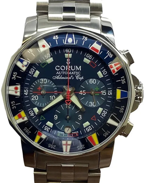 Corum Admiral's Cup Legend L.E. 44MM Blue Dial Steel Bracelet
