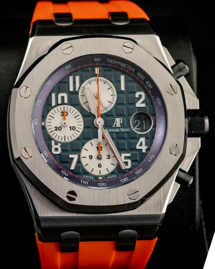 2016 Audemars Piguet Royal Oak Offshore 42MM Blue Dial Rubber Strap (26470ST.OO.A027CA.01)