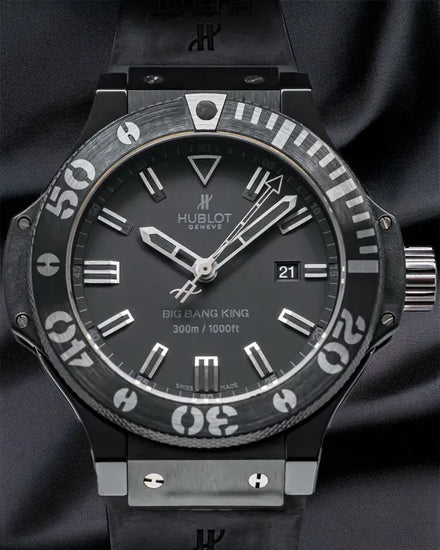 Hublot Big Bang "King Black Magic" 48MM Black Dial Rubber Strap (322.CK.1140.RX)