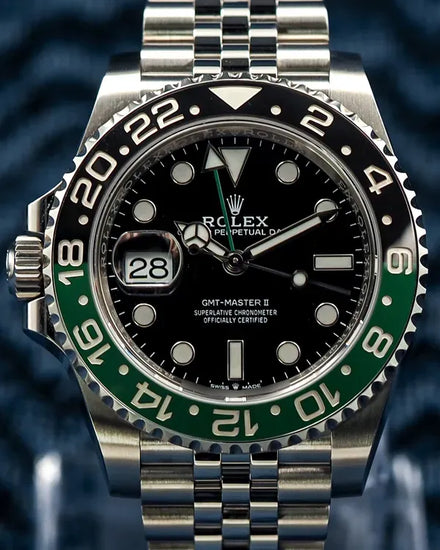 2024 Rolex GMT-Master II "Sprite" 40MM Black Dial Jubilee Bracelet (126720VTNR)