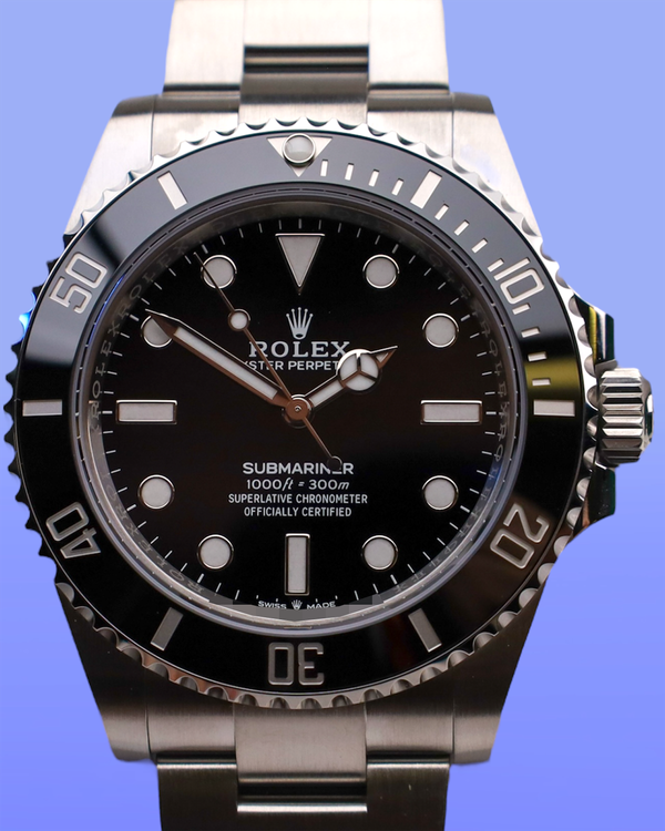 2025 Rolex Submariner No-Date 41MM Black Dial Oyster Bracelet (124060)