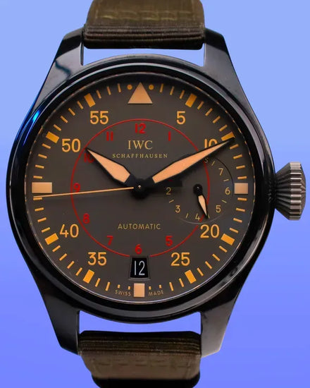 IWC Schaffhausen Pilot Top Gun "Miramar" 48.6MM Grey Dial Textile Strap (IW501902)