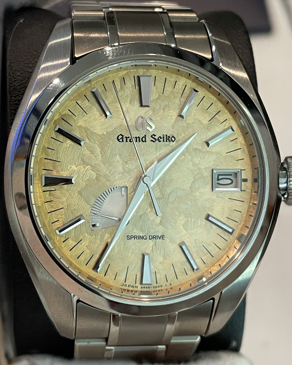 2025 Grand Seiko Heritage "Ginza" L.E. 41MM Champagne Dial Titanium Bracelet (SBGA503)