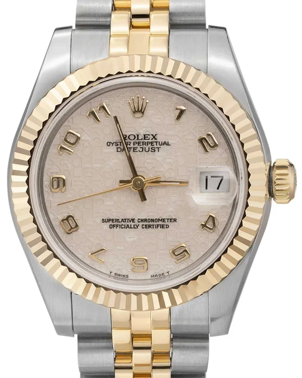 Rolex Datejust 31MM Ivory "Jubilee" Dial Two-Tone Jubilee Bracelet (68273)