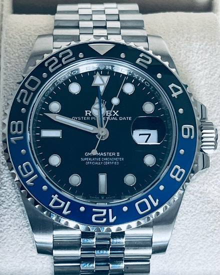 2020 Rolex GMT-Master II "Batgirl" 40MM Black Dial Jubilee Bracelet (126710BLNR)