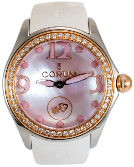Corum Bubble 42MM Mother of Pearl Dial Rubber Strap (L295/03051)