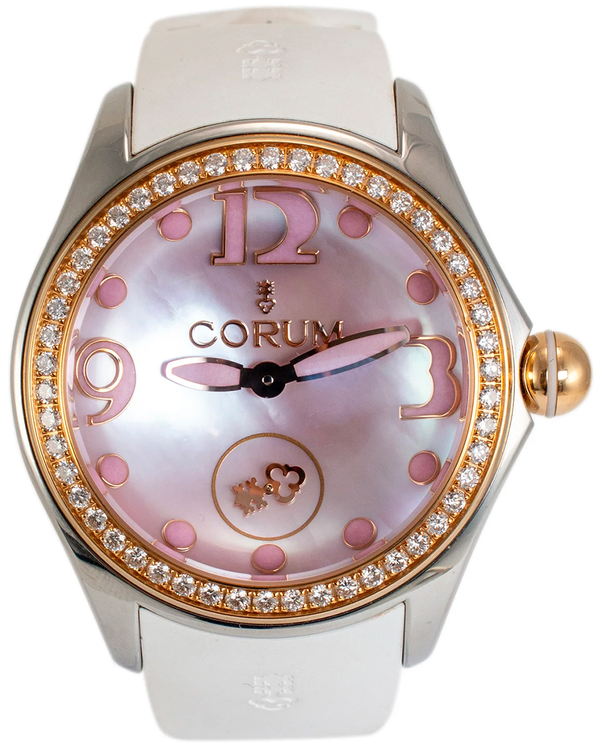 Corum Bubble 42MM Mother of Pearl Dial Rubber Strap (L295/03051)