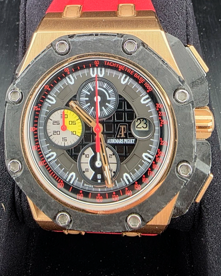 2011 Audemars Piguet Royal Oak Offshore Grand Prix L.E. 44MM Black Dial Rubber Strap (26290RO.OO.A001VE.01)