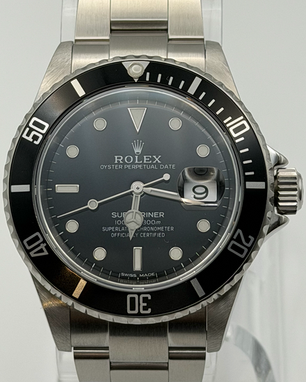 2006 Rolex Submariner Date 40MM Black Dial Oyster Bracelet (16610)
