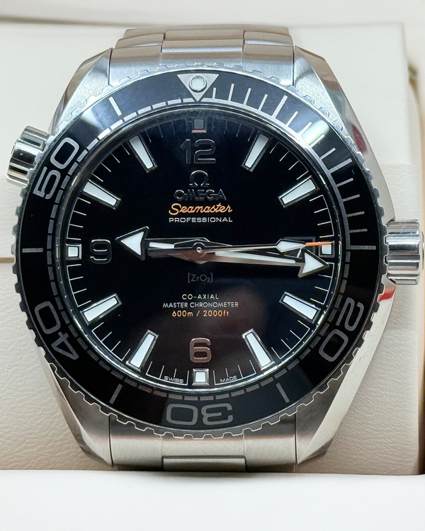 2022 Omega Seamaster Planet Ocean 600M 43.5MM Black Dial Steel Bracelet (215.30.44.21.01.001)