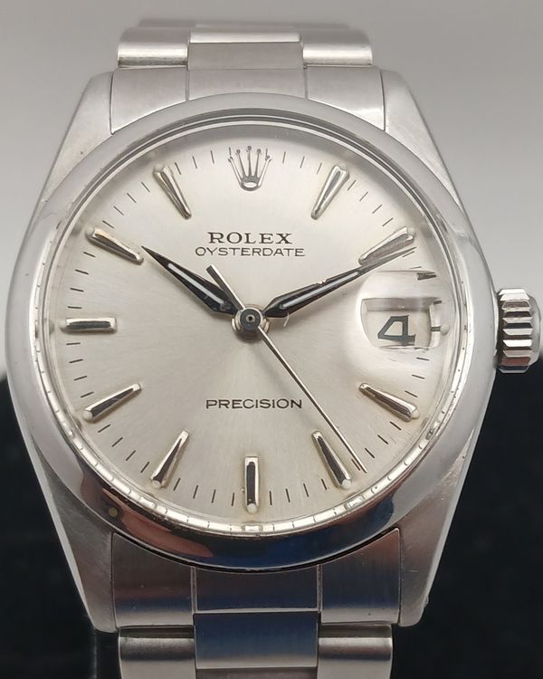 1965 Rolex Oyster Precision 31MM Silver Dial Oyster Bracelet (6466)