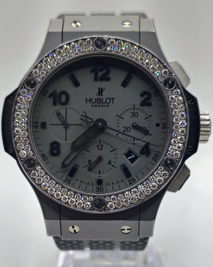 Hublot Big Bang Chronograph 44MM Grey Dial Rubber Strap (301.AI.460.RX.114)