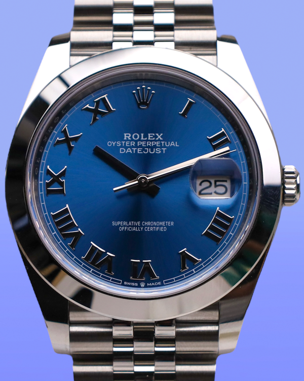 2025 Rolex Datejust 41MM Blue Dial Jubilee Bracelet (126300)