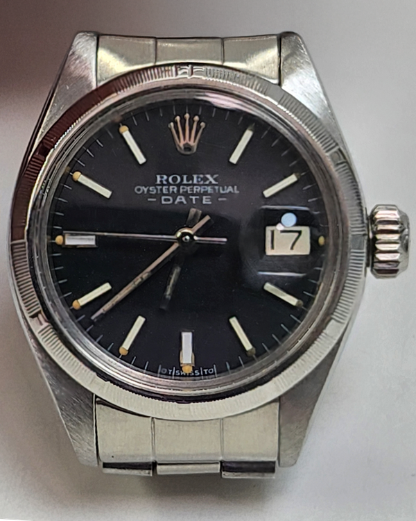 Rolex Oyster Perpetual Lady Date 26MM Aftermarket Black Dial Oyster Bracelet (6919)