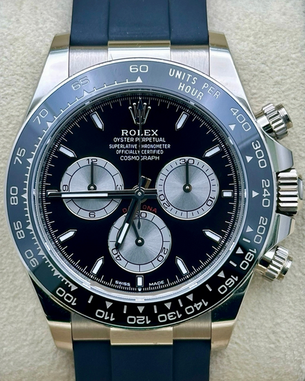 2025 Rolex Cosmograph Daytona 40MM Black Dial Oysterflex Strap (126519LN)