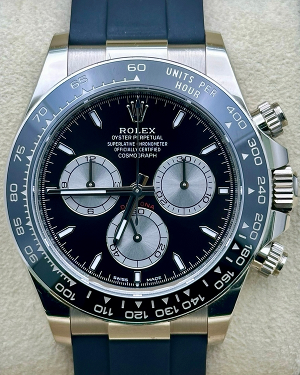 2025 Rolex Cosmograph Daytona 40MM Black Dial Oysterflex Strap (126519LN)