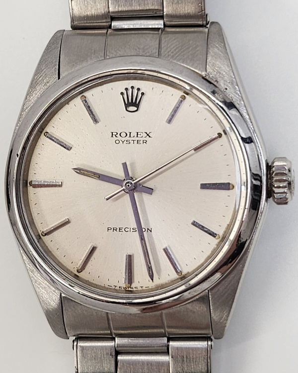 Rolex Oyster Precision 34MM Silver Dial Oyster Bracelet (6426)