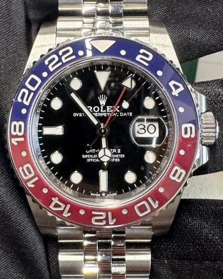 2019 Rolex GMT-Master II "Pepsi" 40MM Black Dial Jubilee Bracelet (126710)