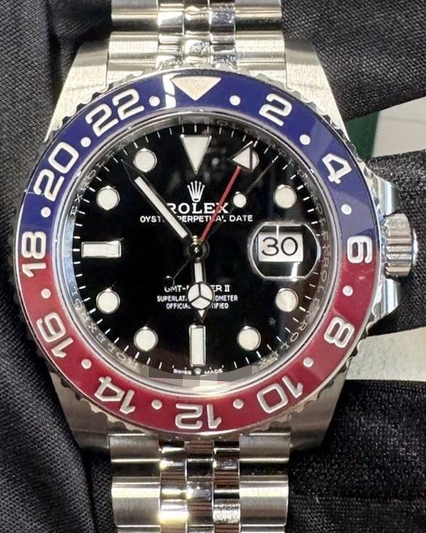 2019 Rolex GMT-Master II "Pepsi" 40MM Black Dial Jubilee Bracelet (126710)