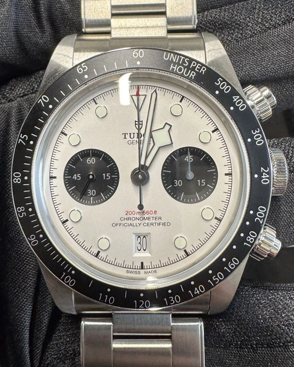2025 Tudor Black Bay Chrono "Panda" 41MM White Dial Steel Bracelet (79360N)