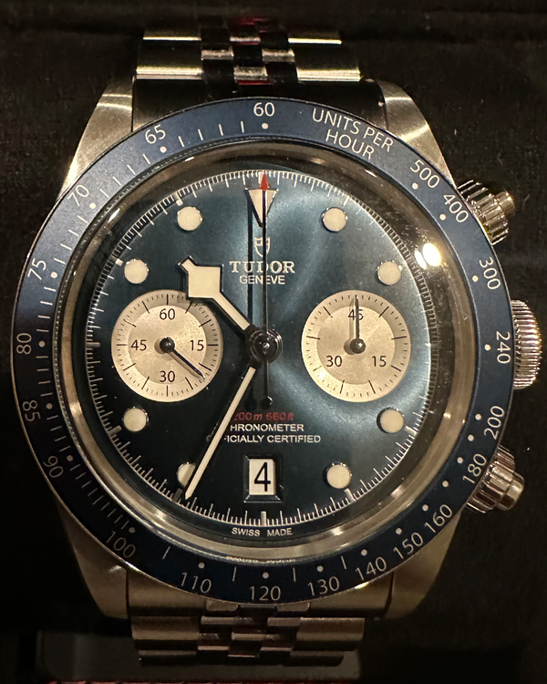 No Reserve - 2024 Tudor Black Bay Chrono 41MM Blue Dial Steel Bracelet (79360B)