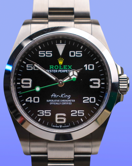 2022 Rolex Air-King 40MM Black Dial Oyster Bracelet (126900)
