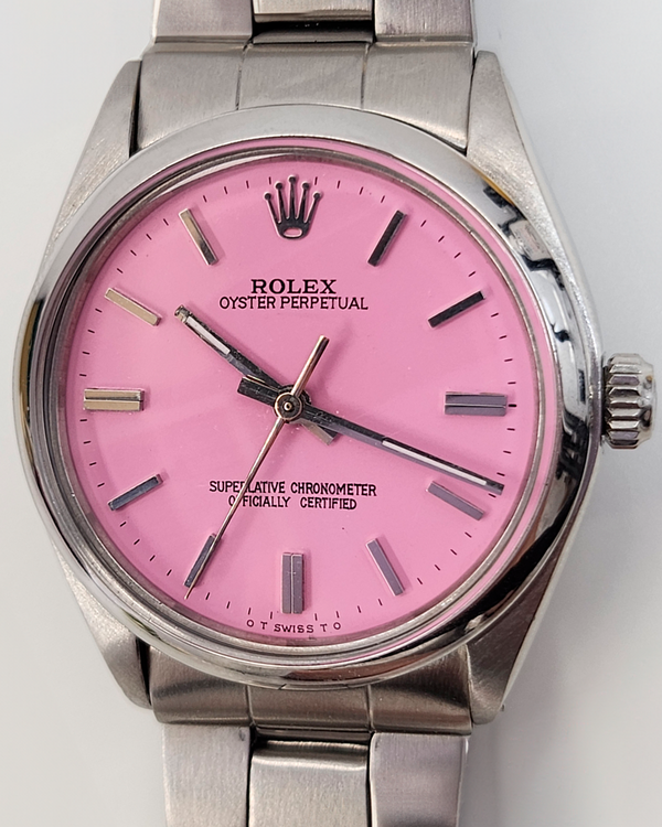 Rolex Oyster Perpetual 34MM Pink Dial Oyster Bracelet (5500)